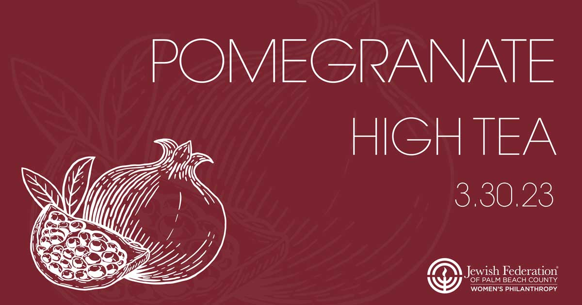 Pomegranate High Tea Registration