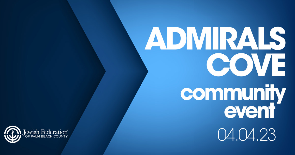 Admirals Cove Community Event Registration – Jewish Federation of Palm  Beach County