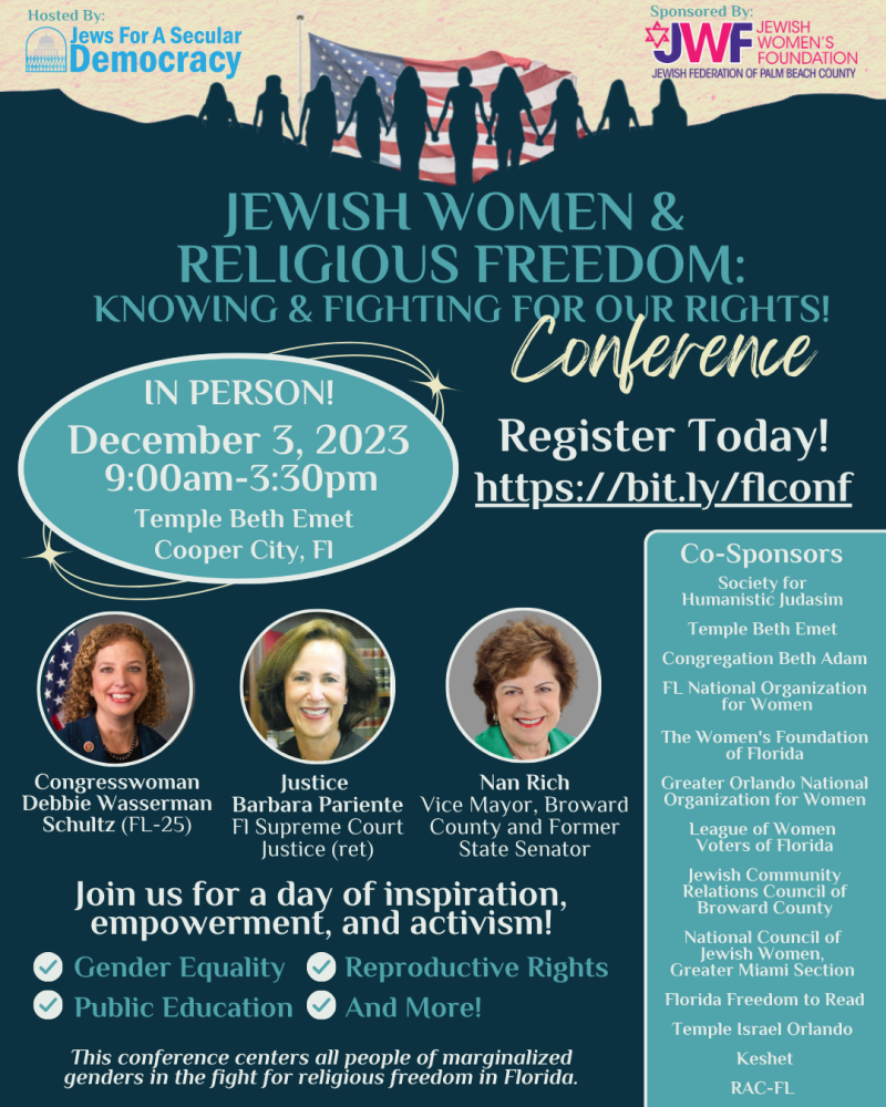 “Jewish Women and Religious Freedom Knowing & Fighting for Our Rights