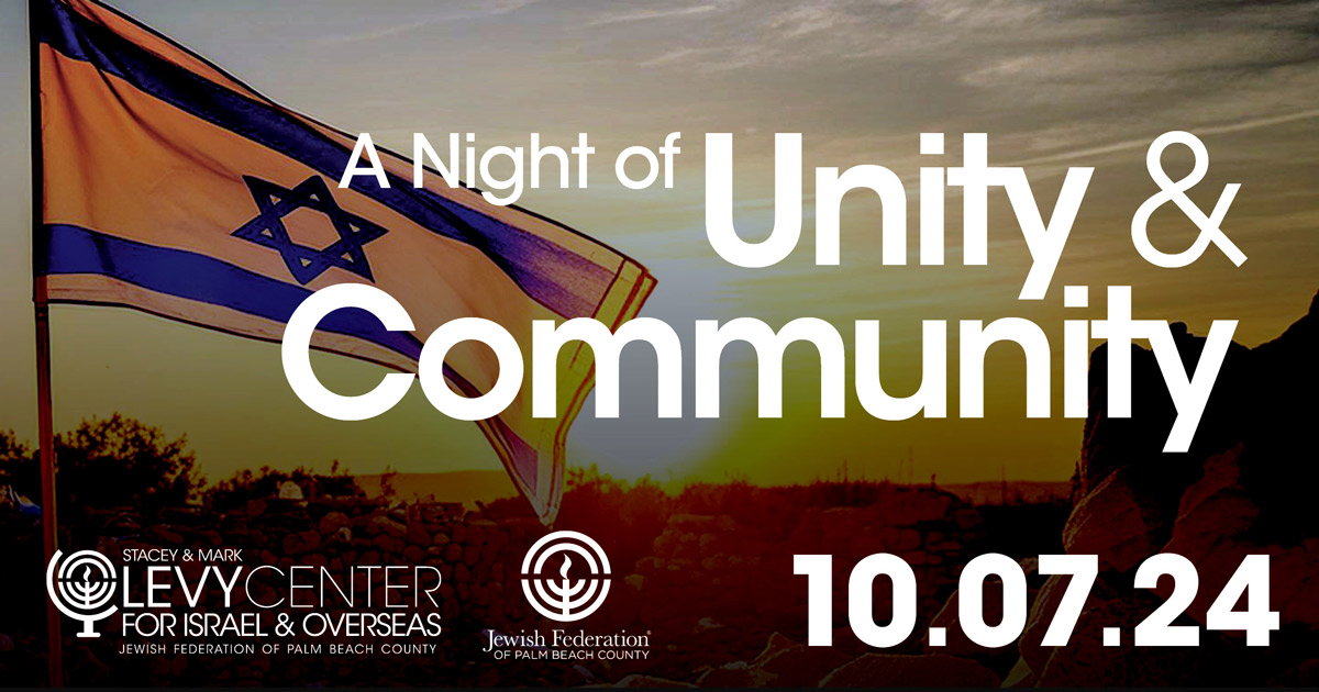 Remembering October 7: A Night of Unity & Community – Registration